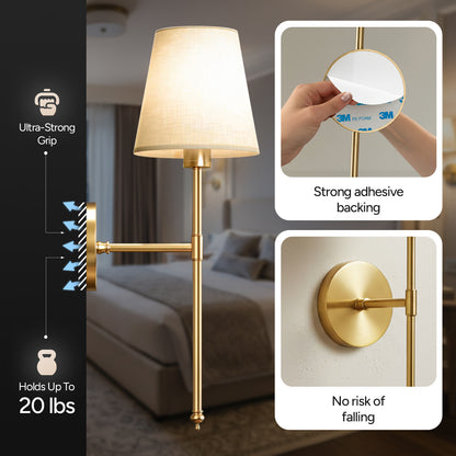 Wireless Wall Sconces (Set of 2)