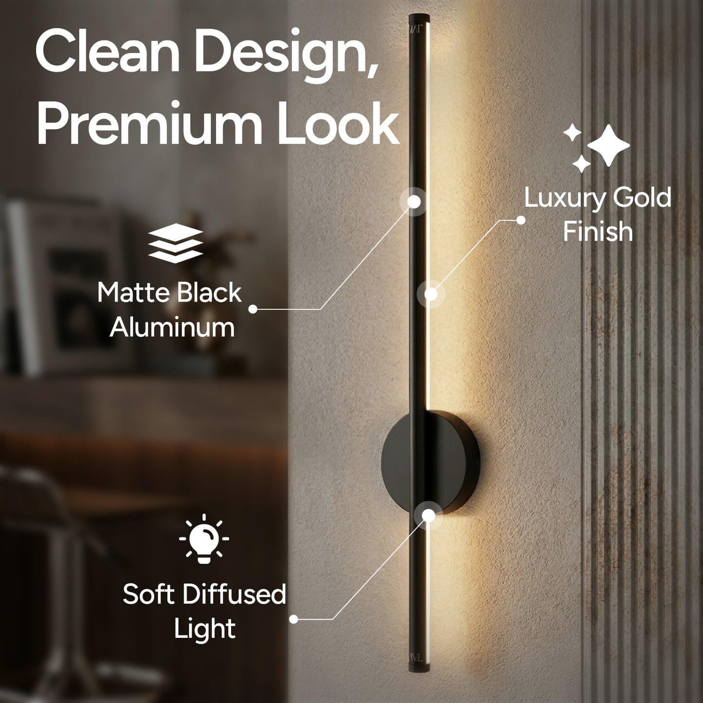 Glowra Adhesive Wall Light